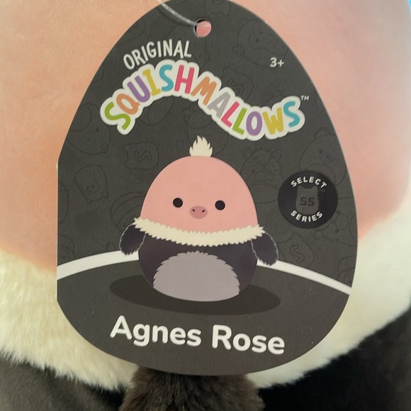 NWT 12” Agnes Rose the Ostrich Squishmallow- Select Series - Picture 4 of 5